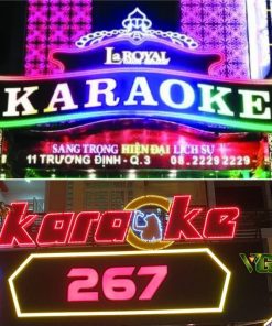 Bảng hiệu quảng cáo quán bar karaoke massage Gia Nghĩa Lâm Đồng